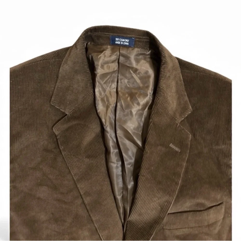 Meeting Street 44R Cotton Brown Corduroy Blazer Sport Coat Suit Jacket